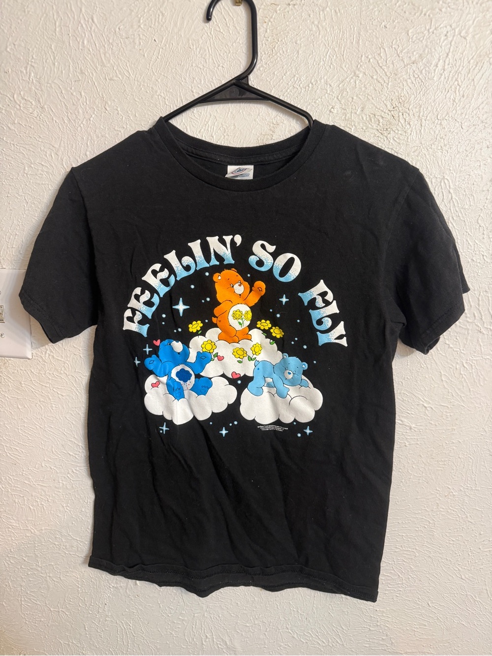 Care Bears "Feelin' So Fly" Black Women’s Graphic Tee